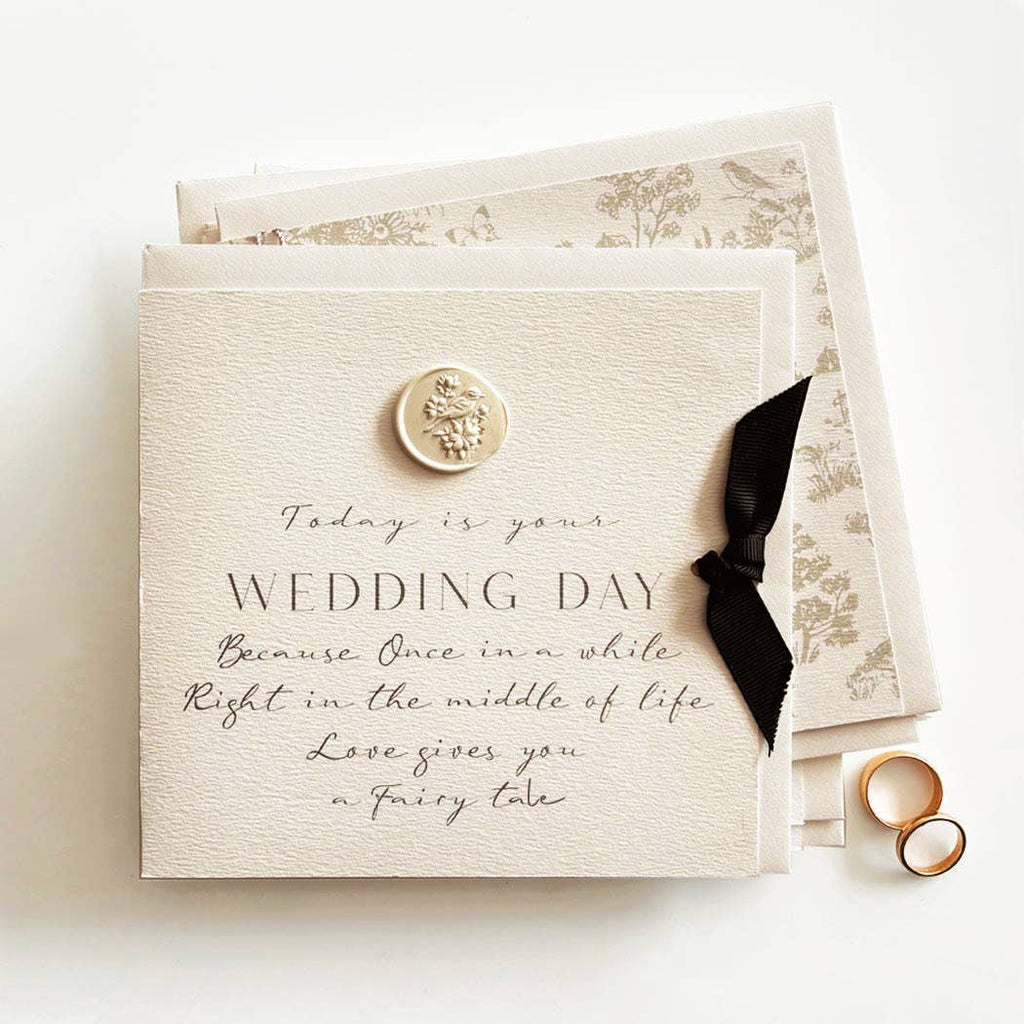 Wedding Day Fairy Tale Card