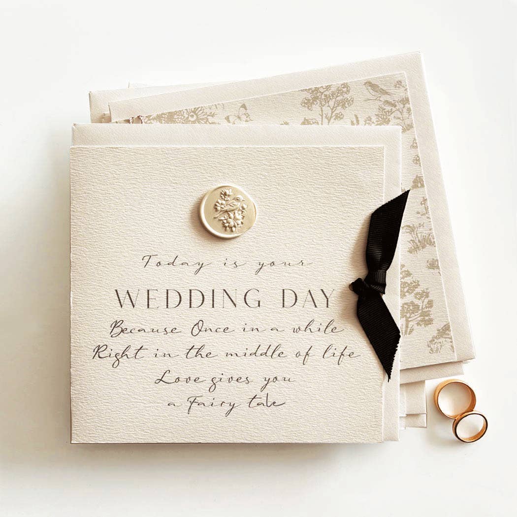 Wedding Day Fairy Tale Card