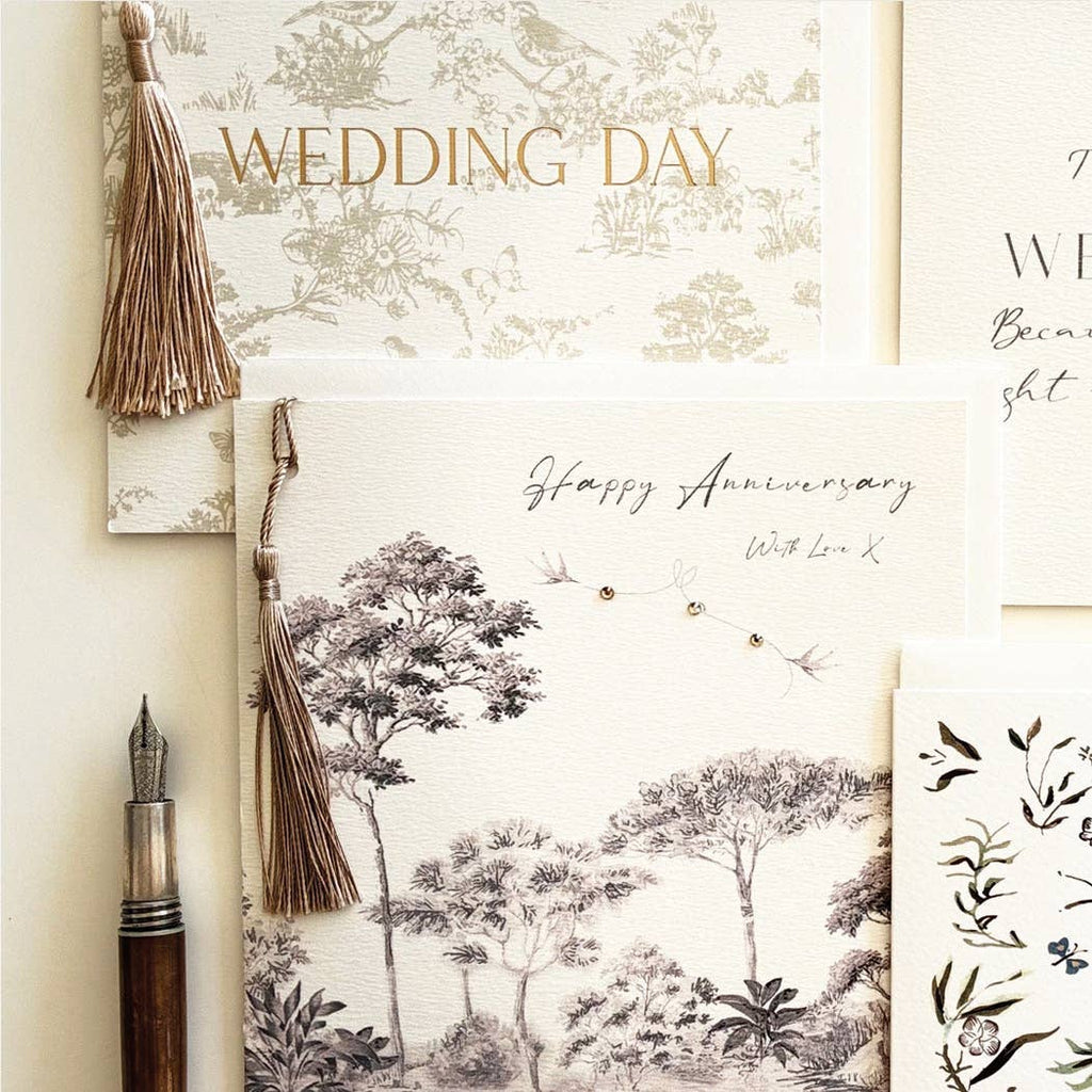 Wedding Day Toile Card