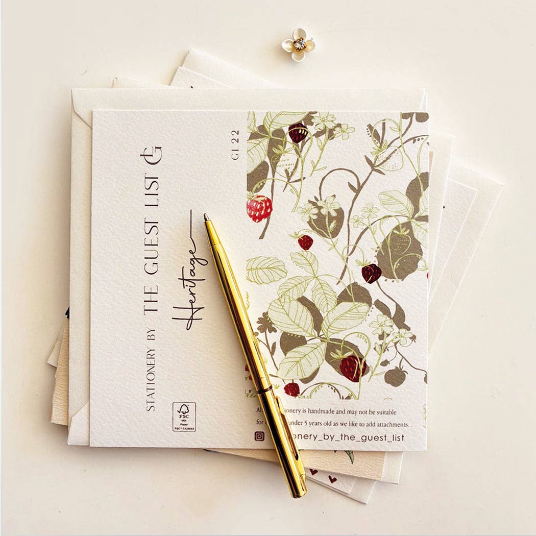 Happy Birthday Strawberries Card