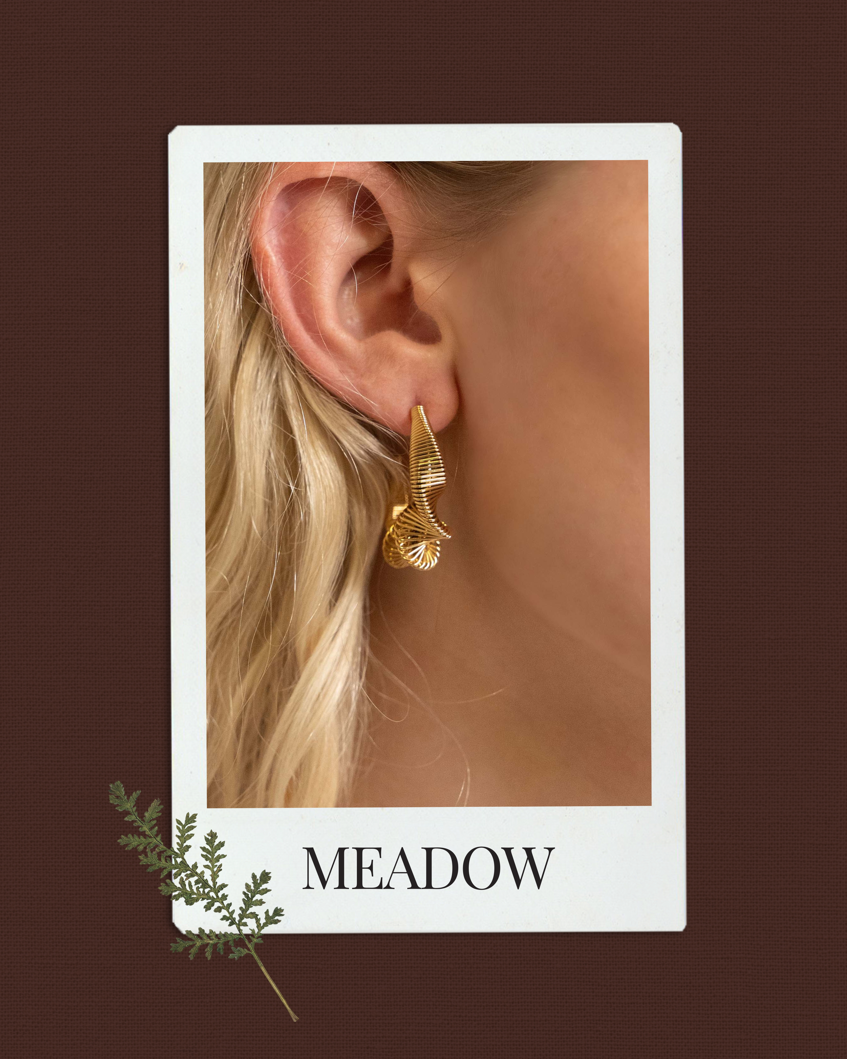 Meadow Hoop Earrings