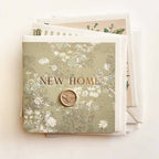 New Home Floral Print Card