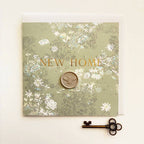 New Home Floral Print Card
