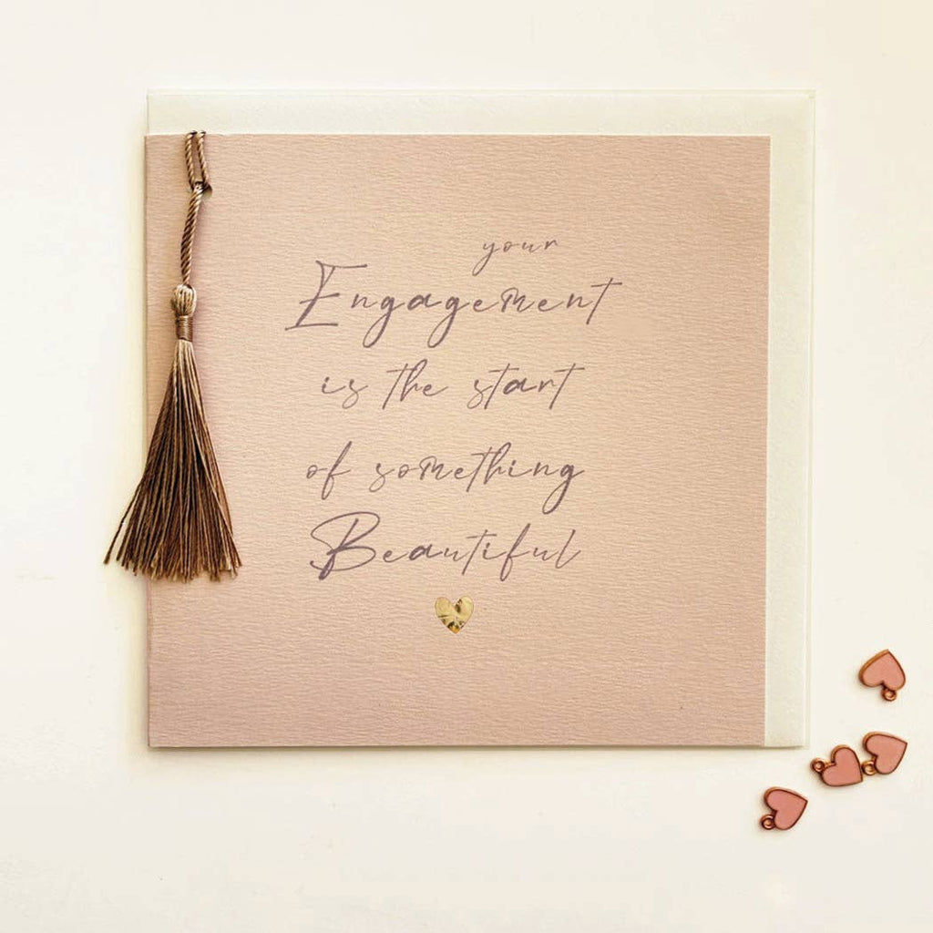 A Beautiful Engagement Card