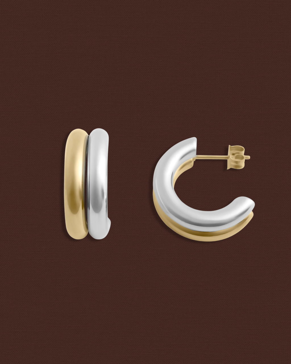 Flint Huggie Earrings