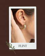 Flint Huggie Earrings