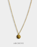 The Gold Disc Necklace