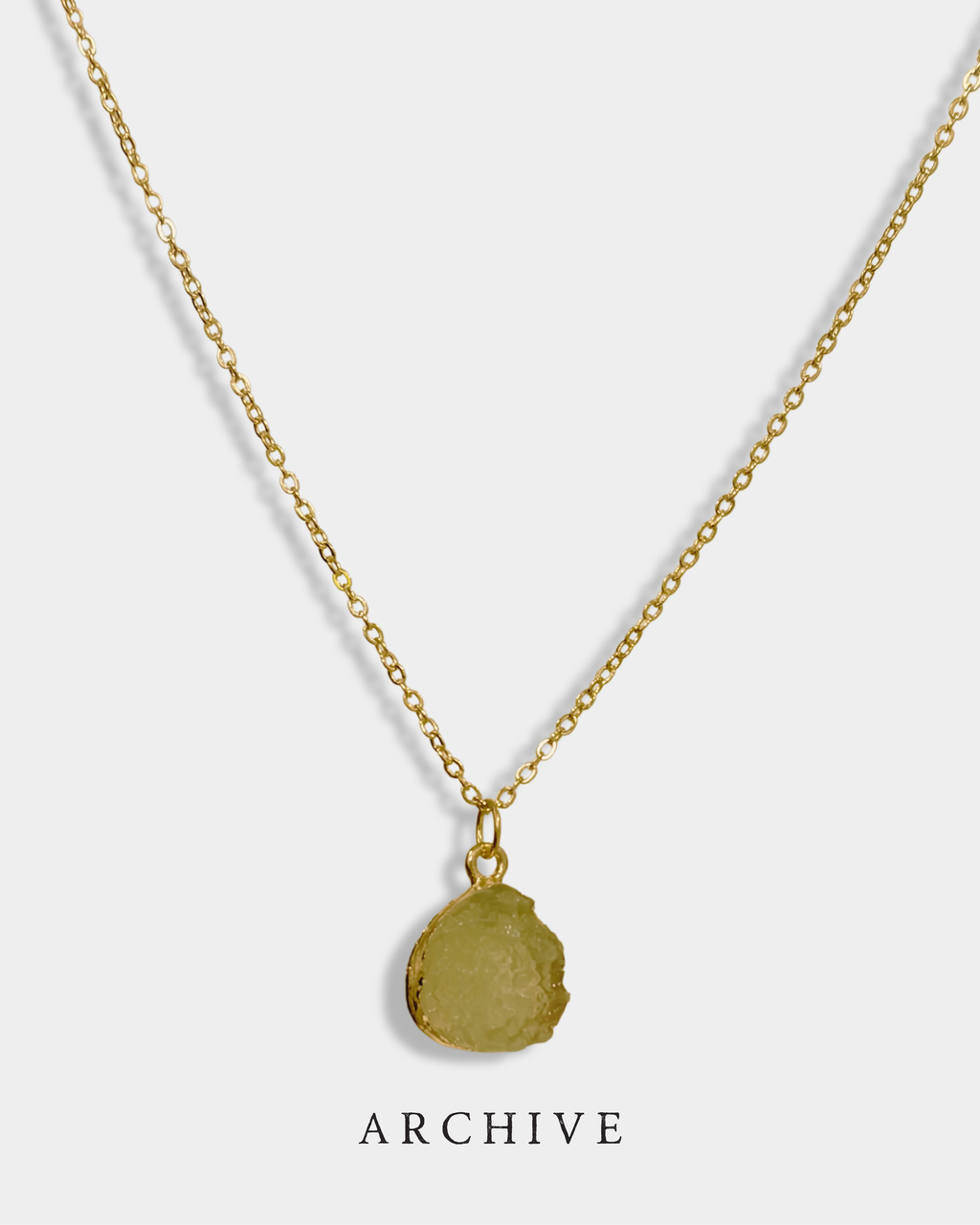 The Green Quartz Necklace