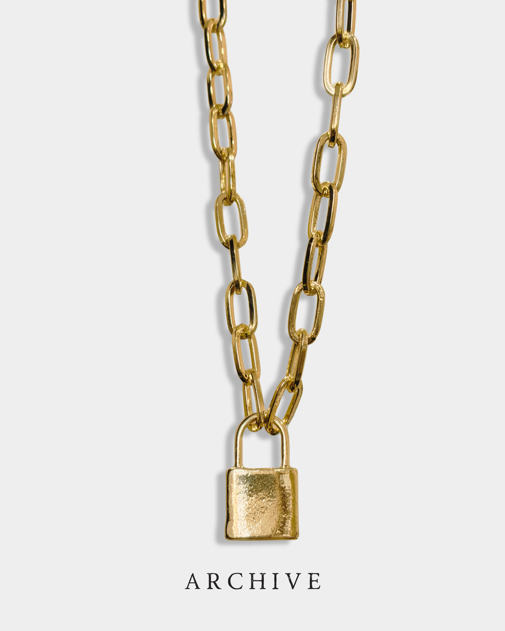 The Bold Lock Necklace