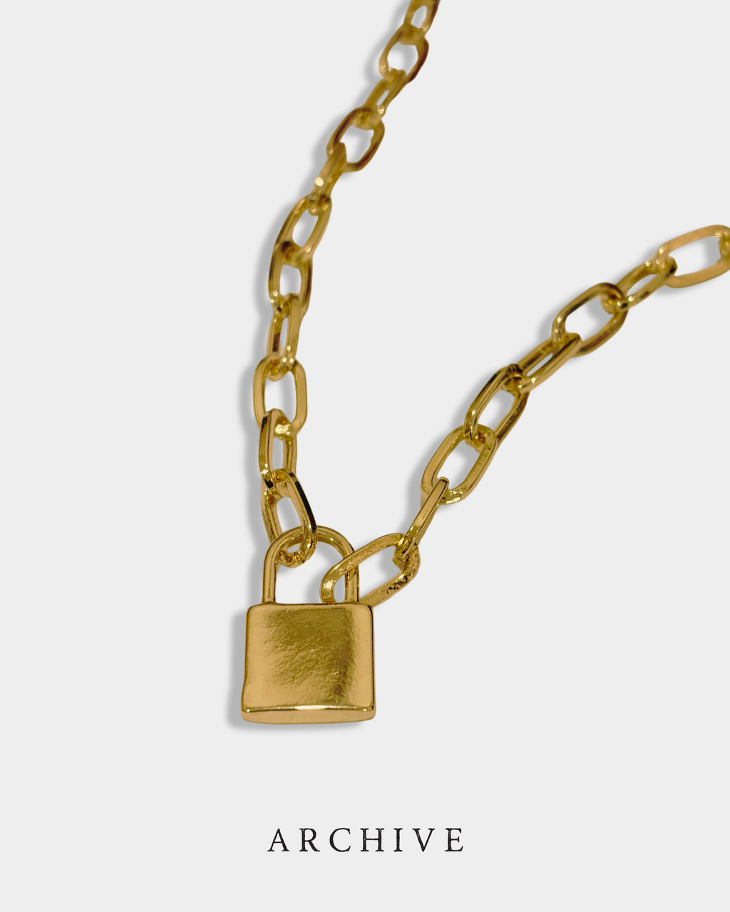 The Bold Lock Necklace