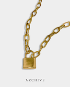 The Bold Lock Necklace