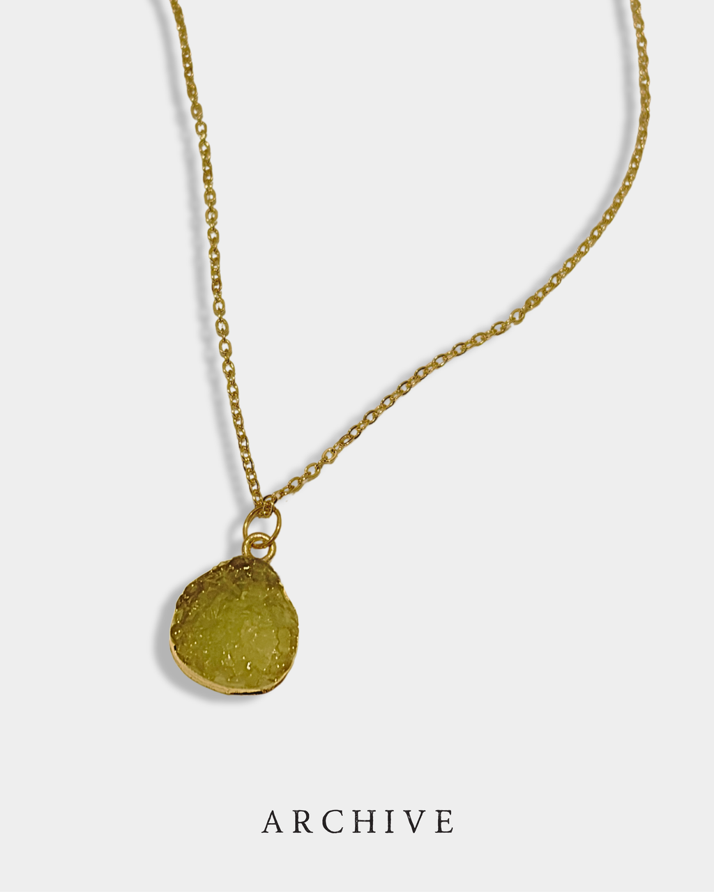 The Green Quartz Necklace