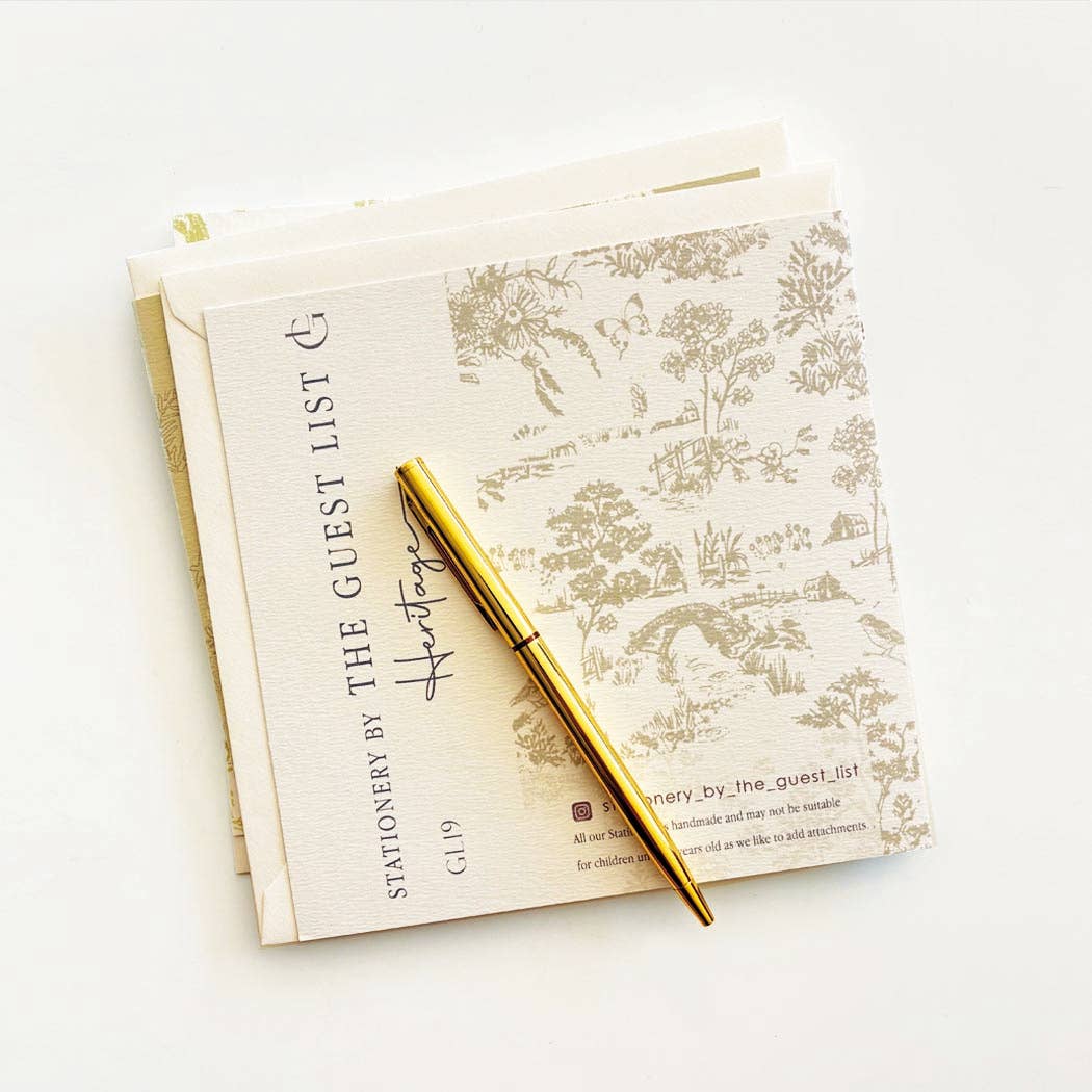 Wedding Day Toile Card
