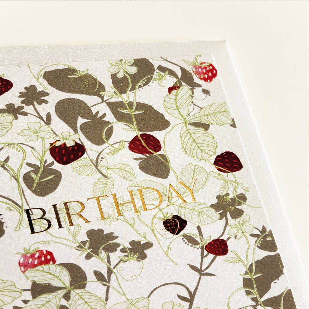 Happy Birthday Strawberries Card