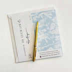 Happy Birthday Blue Toile Card