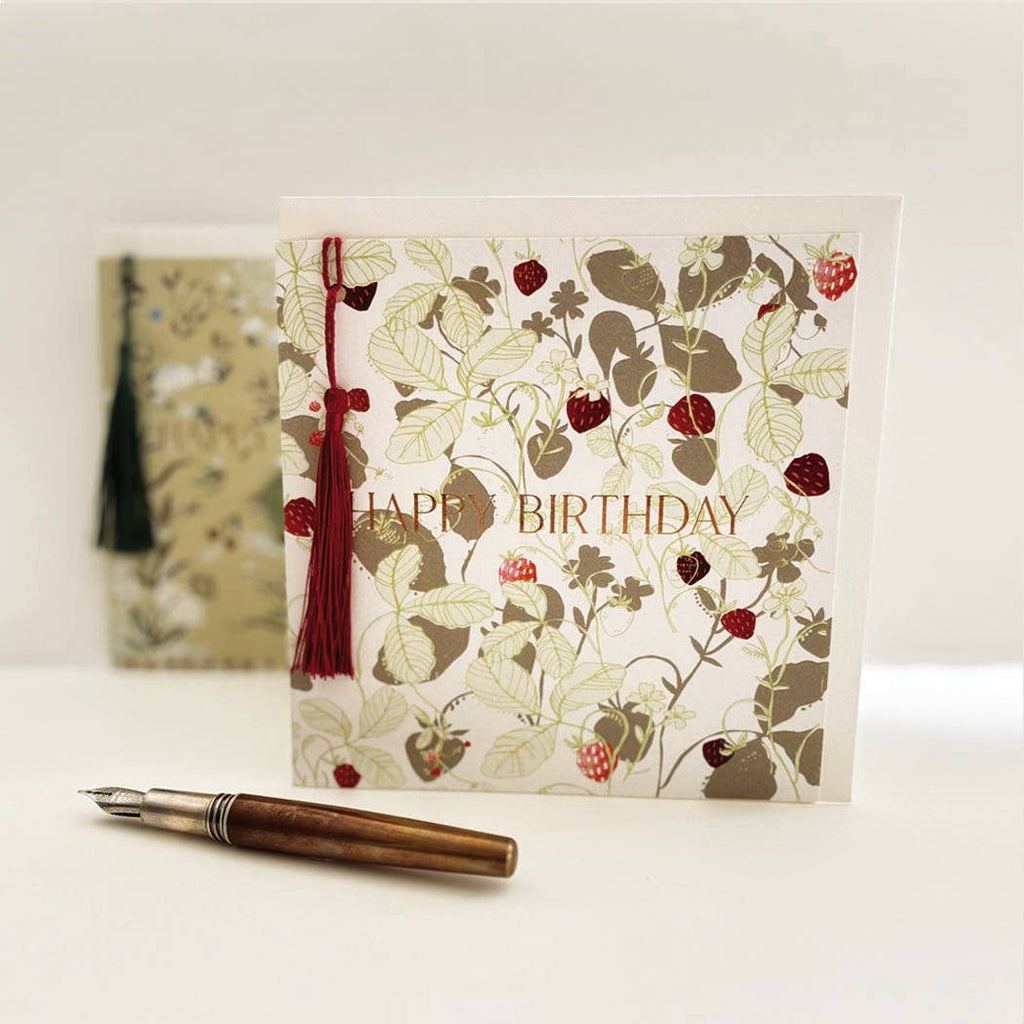 Happy Birthday Strawberries Card