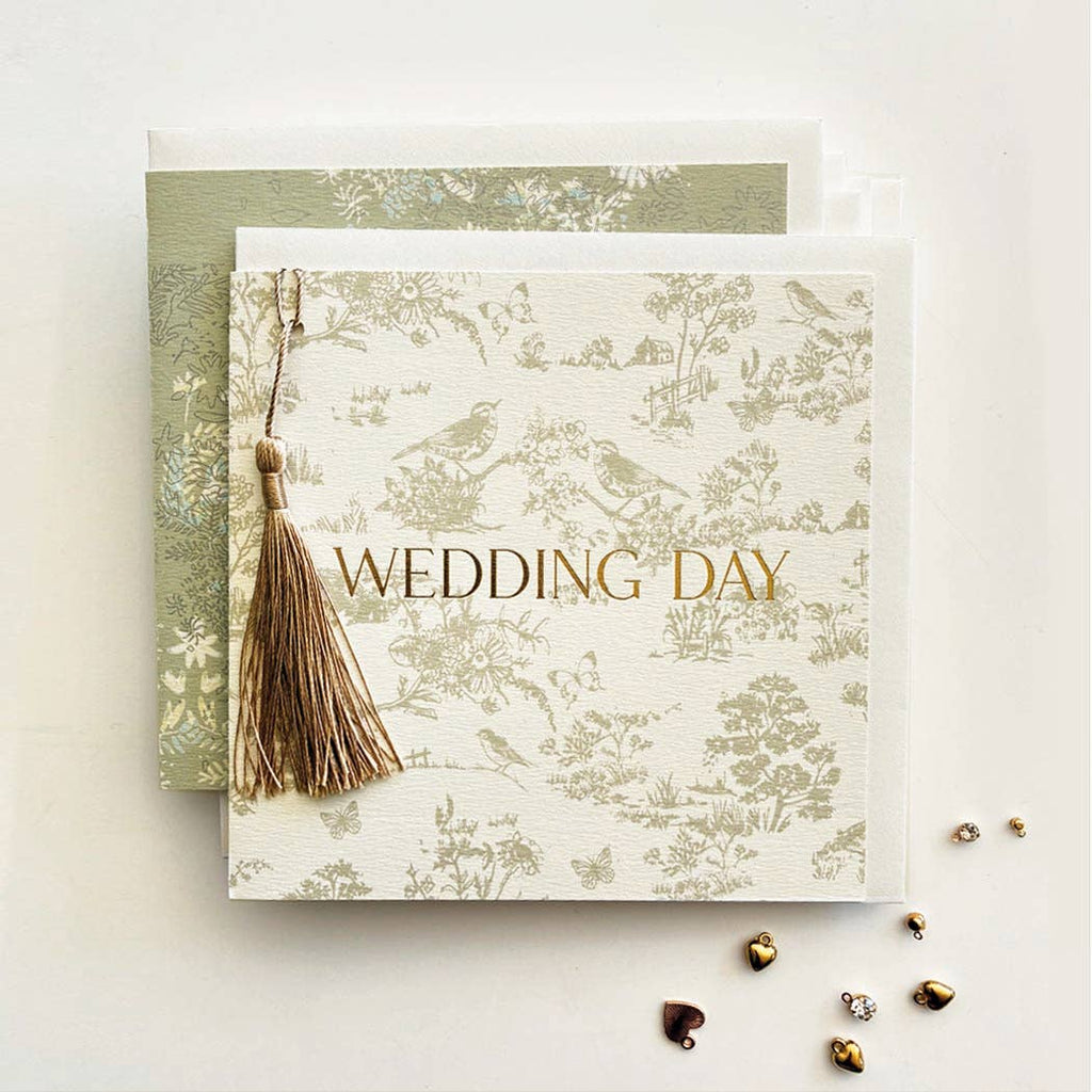 Wedding Day Toile Card